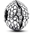 UIHEI Festive Nutcracker Pumpkin Sparkling Dragon Egg Mouse 2024 Coco Miguel Dante Skull Charms for Women Bracelets &Necklaces in 925 Sterling Silver,Christmas Jewelry Gift for Women