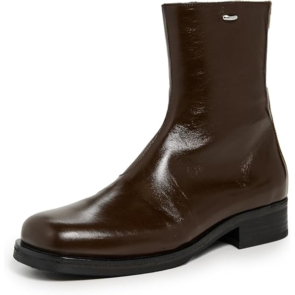 Amazon.com | Our Legacy Men's Camion Boots, Black Leather, 7