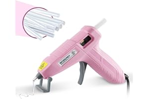 WORKPRO Mini Hot Glue Gun Kit with 20pcs Glue Sticks, Lightweight Fast Heating Hot Melt Glue Gun for Craft, School Art, DIY, 
