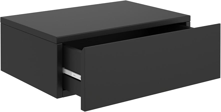 Idimex Chevet Suspendu Oceane Etagere Murale Avec 1 Tiroir Sans