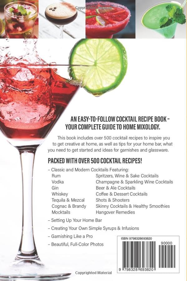 Cocktail Craze: Over 500 Cocktail Recipes. A Guide to Home Mixology.