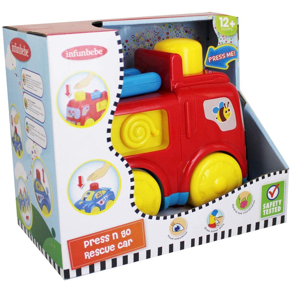 Infunbebe Press N Go Fire Engine