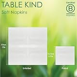 Talking Tables Table Kind 100 Pack 2ply 33cm White Napkins FSC EU Made view 12