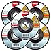 Makita® 5 Pack - 80 Grit Flap Disc For Grinders - Balanced Conditioning For Metal, Stainless Steel & Non-Ferrous - 4-1/2
