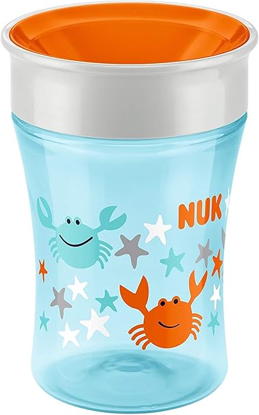 Nuk Magic 360 Tasses 230 Ml 8 Mois Orange Crabe Lot De 1 Amazon Fr Bebes Puericulture