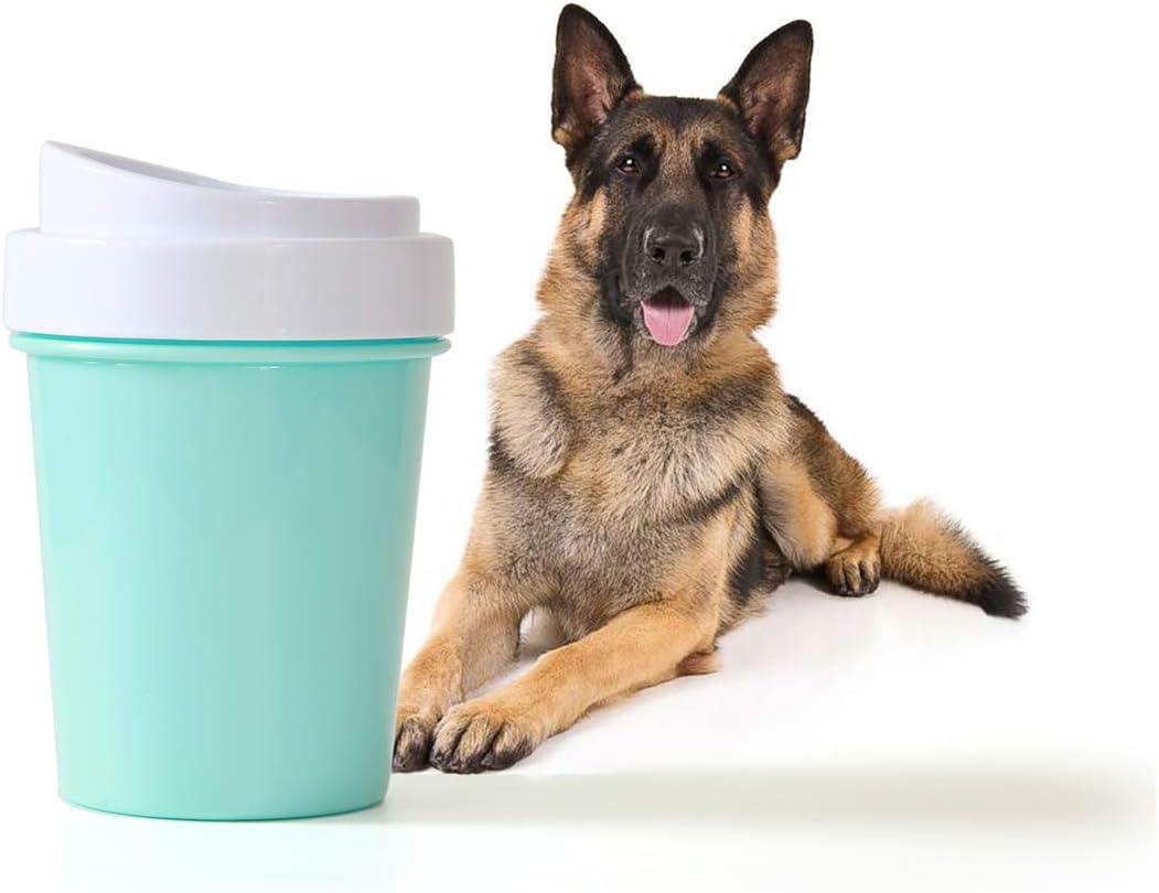 Rikounan Dog Paw Cleaner, Pet Paw Cleaner Small Medium Large, Paw Cleaner Cup, Dog Paw Washer Large, Muddy Paw Cleaner for Dogs Cats Puppy Doggy