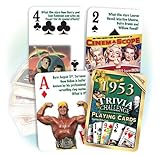 Flickback 1953 Trivia Playing Cards Great Birthday or Anniversary Gift