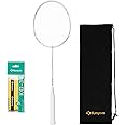 KUMPOO Professional Badminton Racket, Carbon Fiber Badminton Racket, High Tension String Lightweight Badminton Racquet with Badminton Racket Bag for Sports Training Game