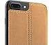 Twelve South SurfacePad for iPhone 8 Plus/ 7 Plus/ 6 Plus | Ultra-Slim Luxury Leather Cover + Display Stand (Camel)