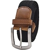 VONSELY Stretch Belt, Elastic Belts Braided Fabric Belt Colorful Woven Belts