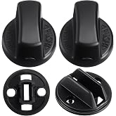 Threlaco 2 Sets Ignition Key Knob Push Turn Switch Compatible with 2007-2014/Mazda CX-9, 2007-2012/Mazda CX-7, 2006-2007/Mazda Speed 6, Ignition Cover Replaces D461-66-141A-02 D6Y1-76-142 D46166141A02