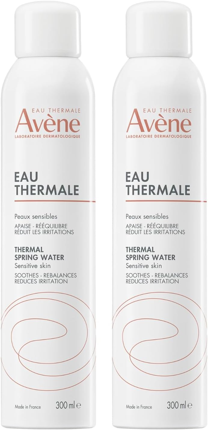 Avene Thermal Spring Water Spray 300ml Pack of 2 for Sensitive Skin