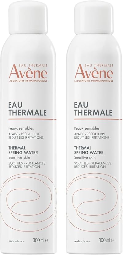 Avene Thermal Spring Water Spray 300ml Pack of 2 for Sensitive Skin