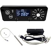 Digital Trapezoid Grill Controller Kit Compatible with Pit Boss Vertical Pellet Smoker Copperhead 3/4/5/7-Series (PBV3P1/PBV4PS1/PBV5P1/PBV7P1) &amp; 5-Series Copper-Walmart PBV5PW1, Includes Hot Rod