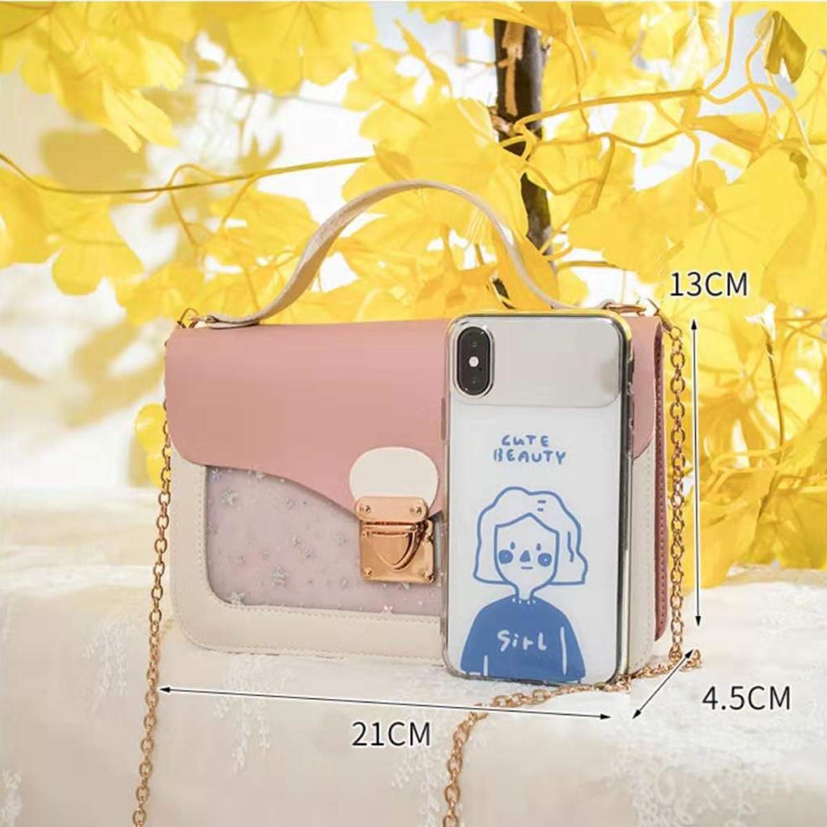 Umhängetasche Klein Damen Schultertasche Handy Umhängetasche Handytaschen Geldbörse Handtaschen Mode Shoulder Bag Crossbody Tasche für Damen Frauen Mädchen Kinder(Rosa Damen Kleine Umhängetasche)