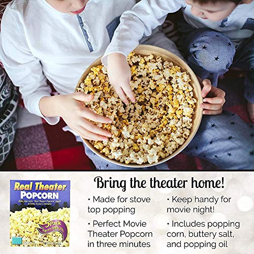 Wabash Valley Farms All Inclusive Popping Kits - Real Theater Popcorn - 5 Kit - 3 Pack - Thumbnail 5