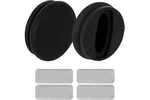 2pcs Magnetic Holder Case for AirTag, Waterproof Hidden Magnet Mount Silicone Protective Cover with 4pcs Iron Sheets for Car 