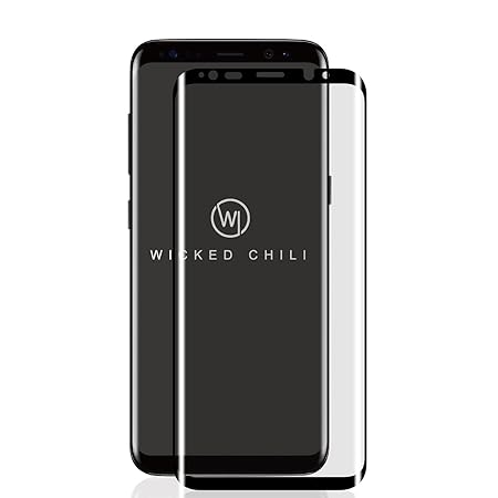 Wicked Chili 3D Panzerglas für Samsung Galaxy S9, staubfreier Displayschutz, Displayschutzglas staubfrei Displayschutzfolie G