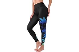 ATTRACO High Waisted Swim Pants - Women's Swim Leggings