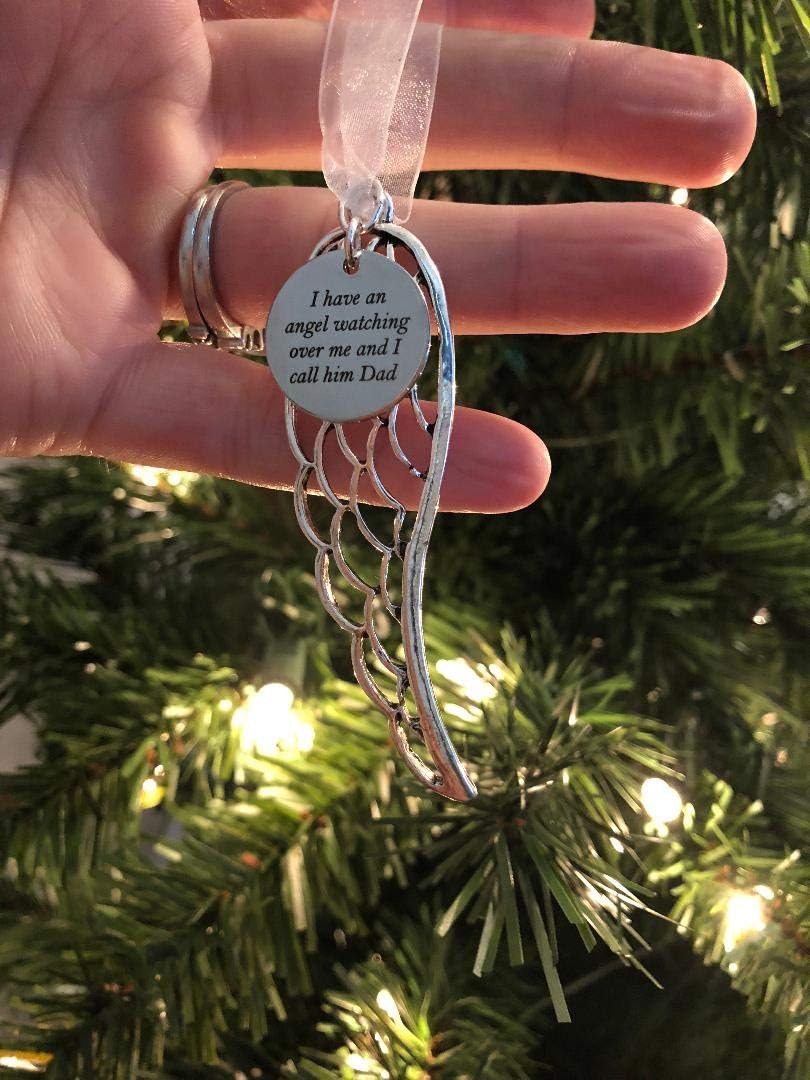 i have an angel in heaven i call him dad ornament