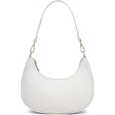 WuliTown Shoulder Bags for Women, Cute Hobo Tote Handbag Mini Clutch Purse with Zipper Closure
