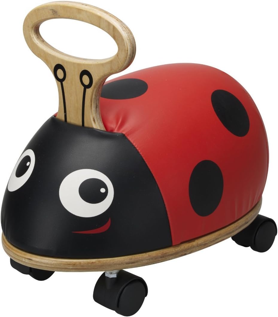 wooden ladybug ride on