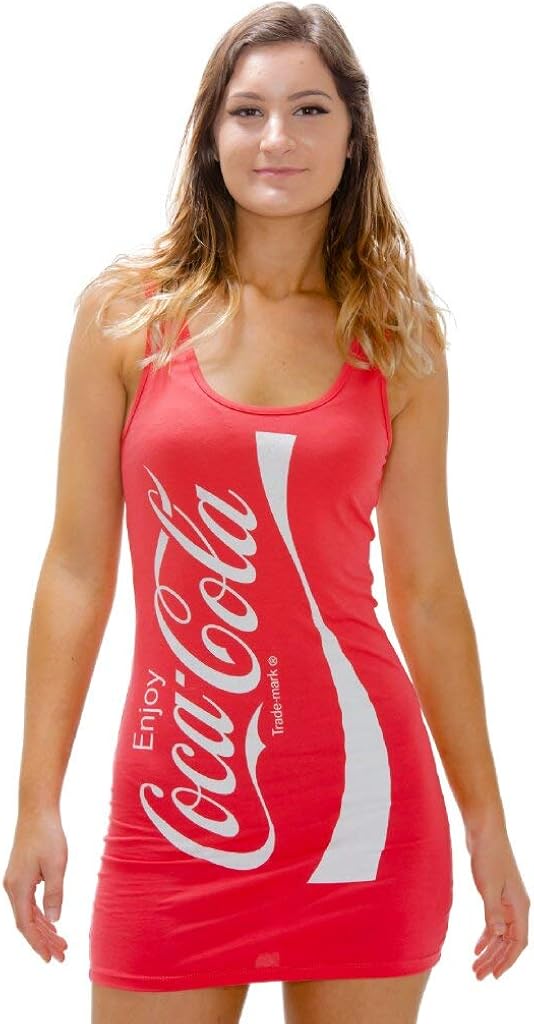 Coca-Cola Coke Red Tunic Tank Dress: Clothing