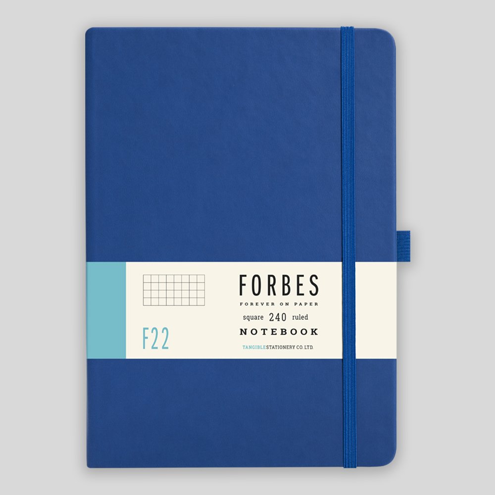 FORBES Classic Notebook - A5 - Squared (Blue)