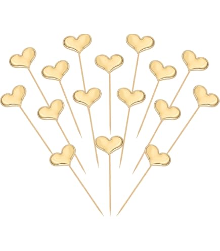 Pour Cupcakes Lot De 50, Guguji Funny Cœur Rose Diy Paillettes Mini