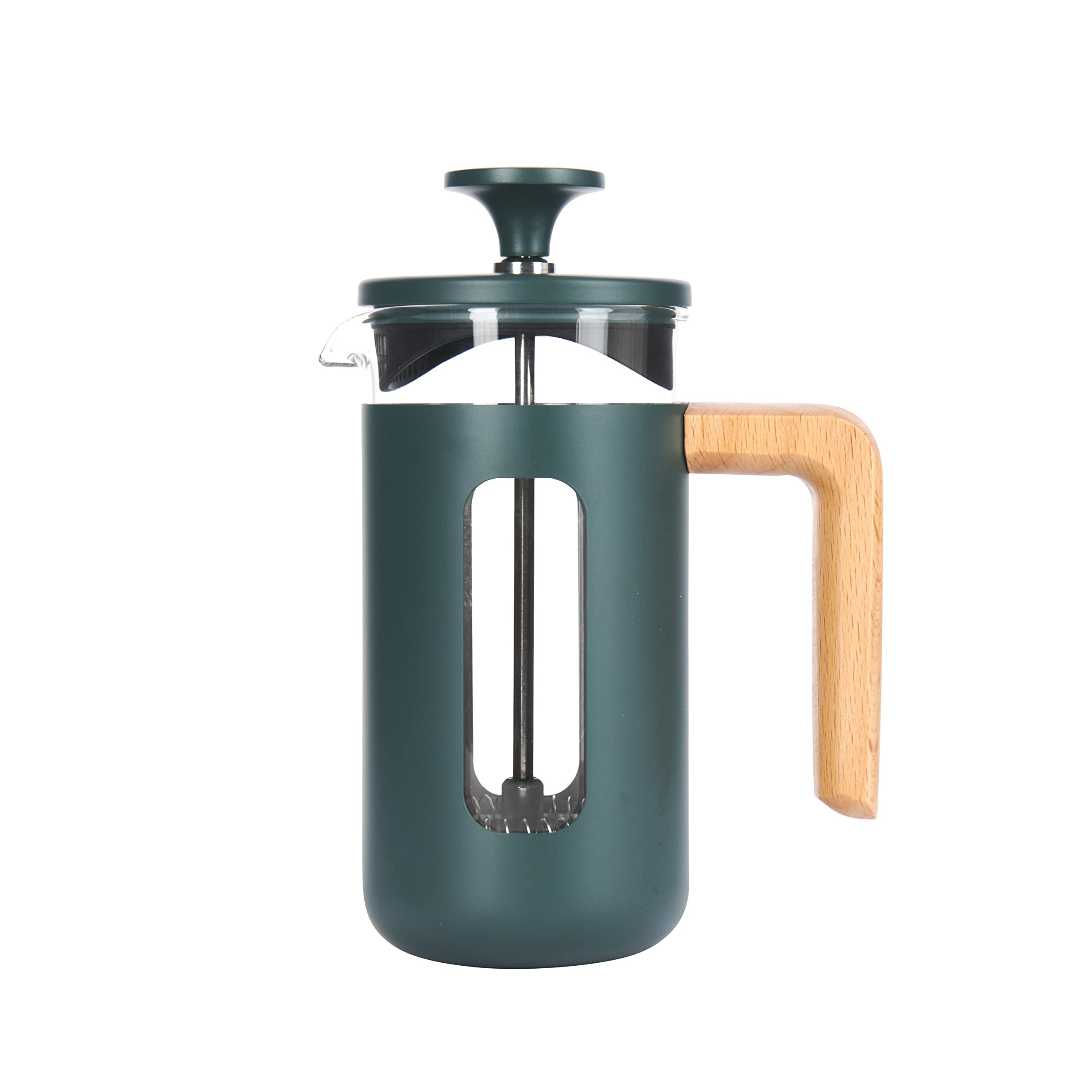 La Cafetière Pisa Stainless Steel Cafetiere 3 Cup French Press, Green, Gift Boxed