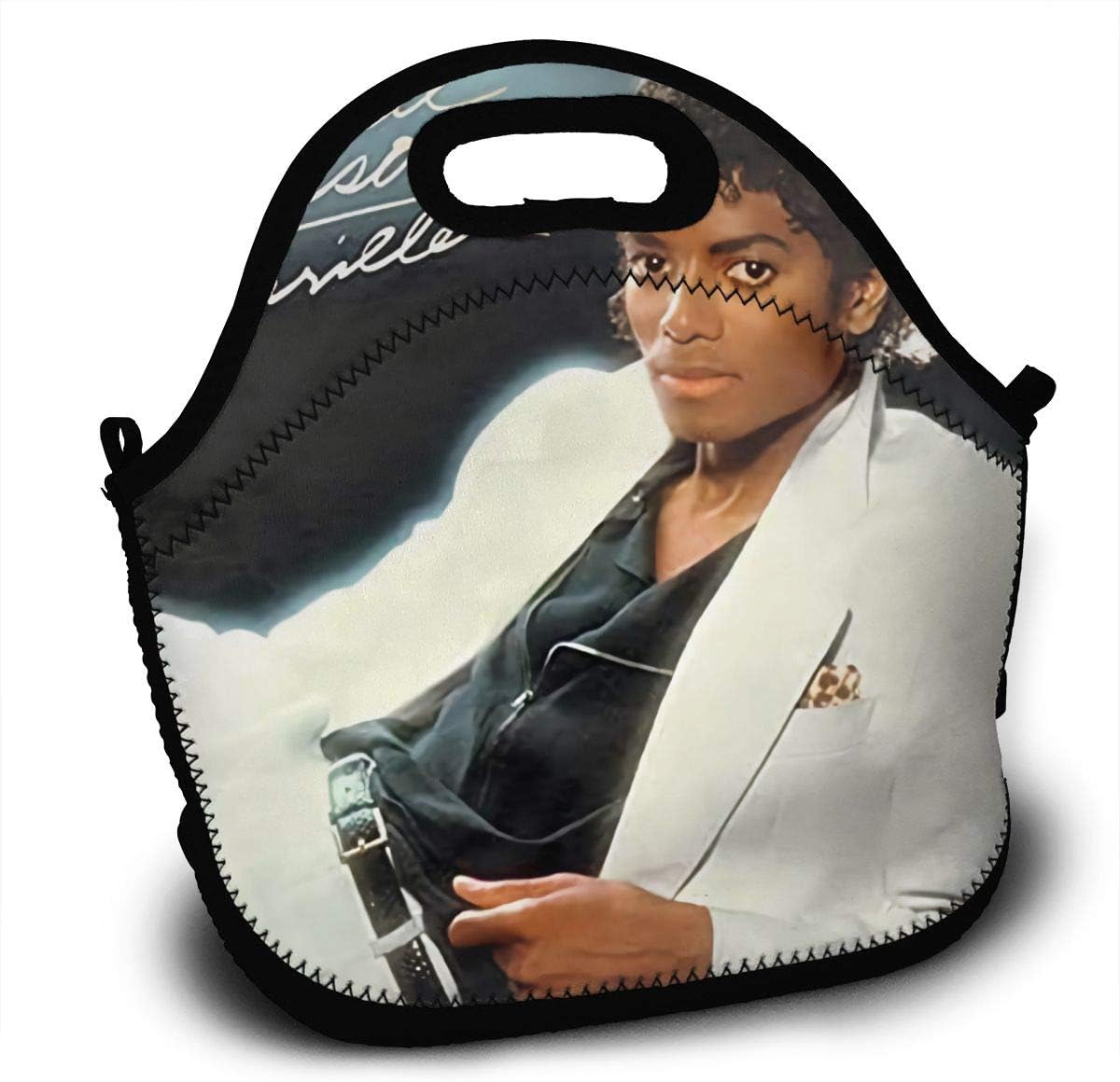 Ssxvjaioervrf Michael Jackson Thriller Unisex Lunch Bag Tote Handbag Lunchbox Food Container