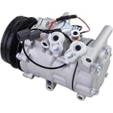 Vyrautoly Air Conditioning AC Compressor For Honda Civic 1994-2000 1.6L | Direct Replacement for del Sol 1994-1997 1.6L/1994-1995 1.5L,CR-V 1997-2001 2.0LOE 38810P3F016.Cooling for hot driving
