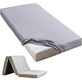 Cot Sheets 25" x 75" Small Single Sheet Fitted for Milliard Trifold Mattress Folding/RVs Bunk/Guest Beds/Army Cots/Travel Siz