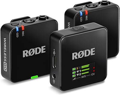RØDE Wireless GO Gen 3 Compact Wireless Microphone System ESS 32-Bit Float
