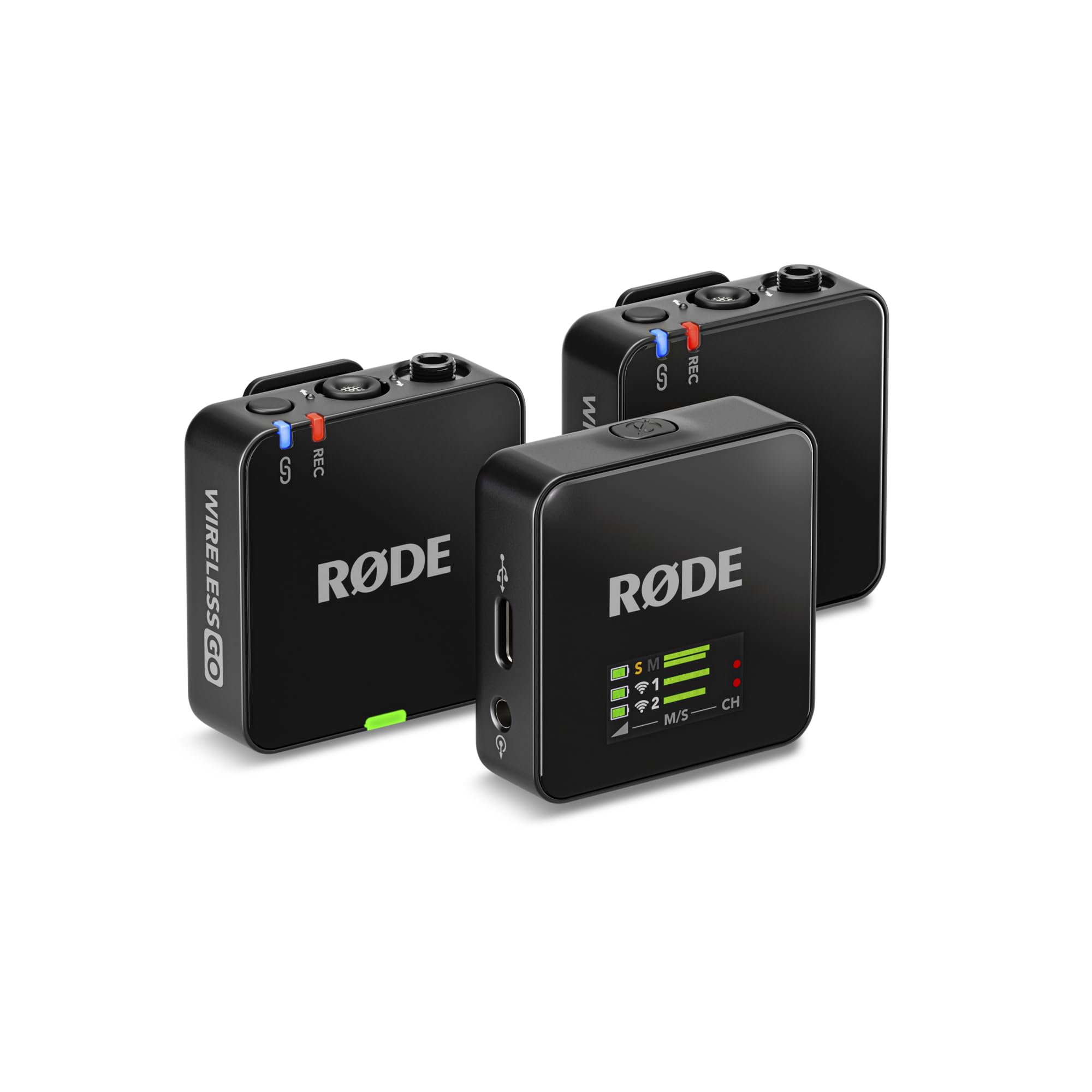 RØDE Wireless GO III (Gen 3) – Compact Wireless Microphone – Pristine Audio, 32-bit Float Recording, Automatic Level Control, for Phones, Cameras and Computers