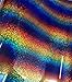 Siser Hologram Iron On Heat Transfer 5’ Roll, 20” x 60” Roll, Holographic HTV (Rainbow)
