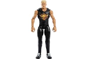 Mattel WWE Action Figure, 6-inch Collectible Cody Rhodes with 10 Articulation Points & Life-Like Look