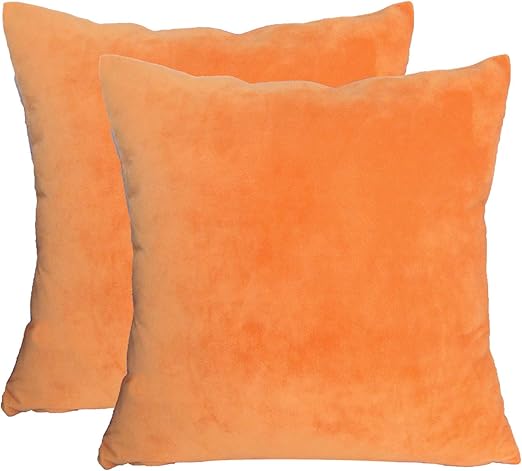 Amazon Com Sykting Decorative Pillow Covers Solid Super Soft