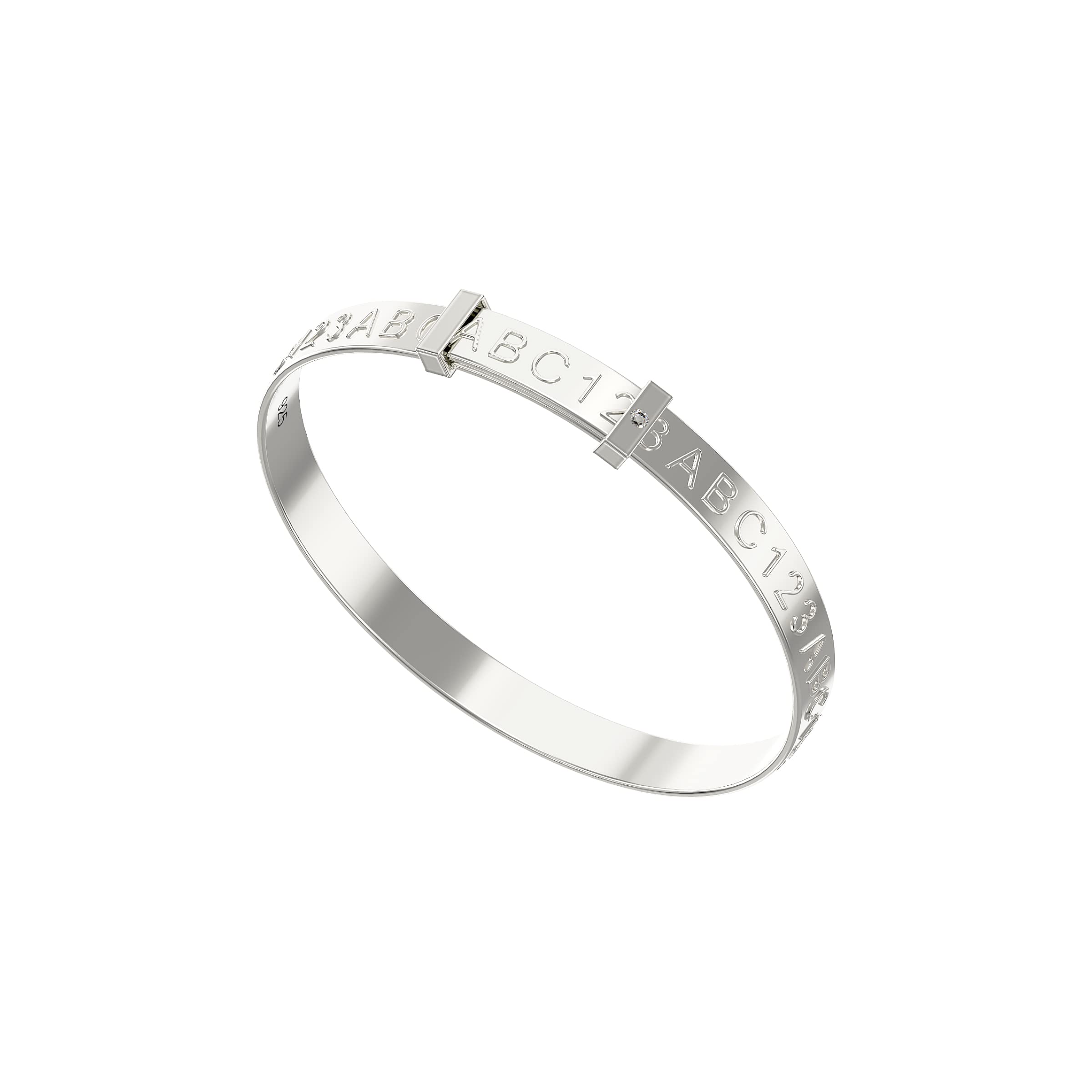 Aeon Expanding Baby Bangle - 925 Sterling Silver | Baby Jewellery for 0-5 Years | Perfect as a Christening Gift for a Boy or Girl | Gift Box & Polishing.