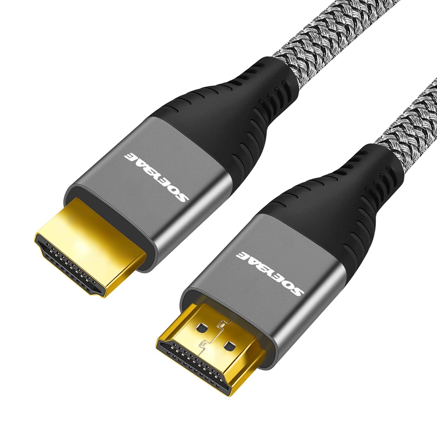 SOEYBAE HDMI Cable 4K 3M 18Gbps High Speed HDMI 2.0 Cable,Ethernet Braided HDMI - Compatible UHD TV, Blu-ray