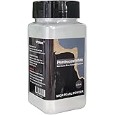 VITARIE Pearlescent White Mica Pigment Powder, 3.5 OZ/100G White Micas for Soap Making, Shimmer Resin Pigment Powder for Epoxy, Slime, Bath Bomb, DIY Crafting Projects (Pearlescent White)