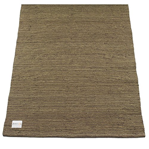 Sol Living Cotton Yoga Mat Organic Cotton Yoga Mat Non-Slip Odor Free Yoga Rug Eco-Friendly Multi-Purpose Yoga Equipment Fitness Mat Mediation Pad 24 x 72 Brown - Thumbnail 3