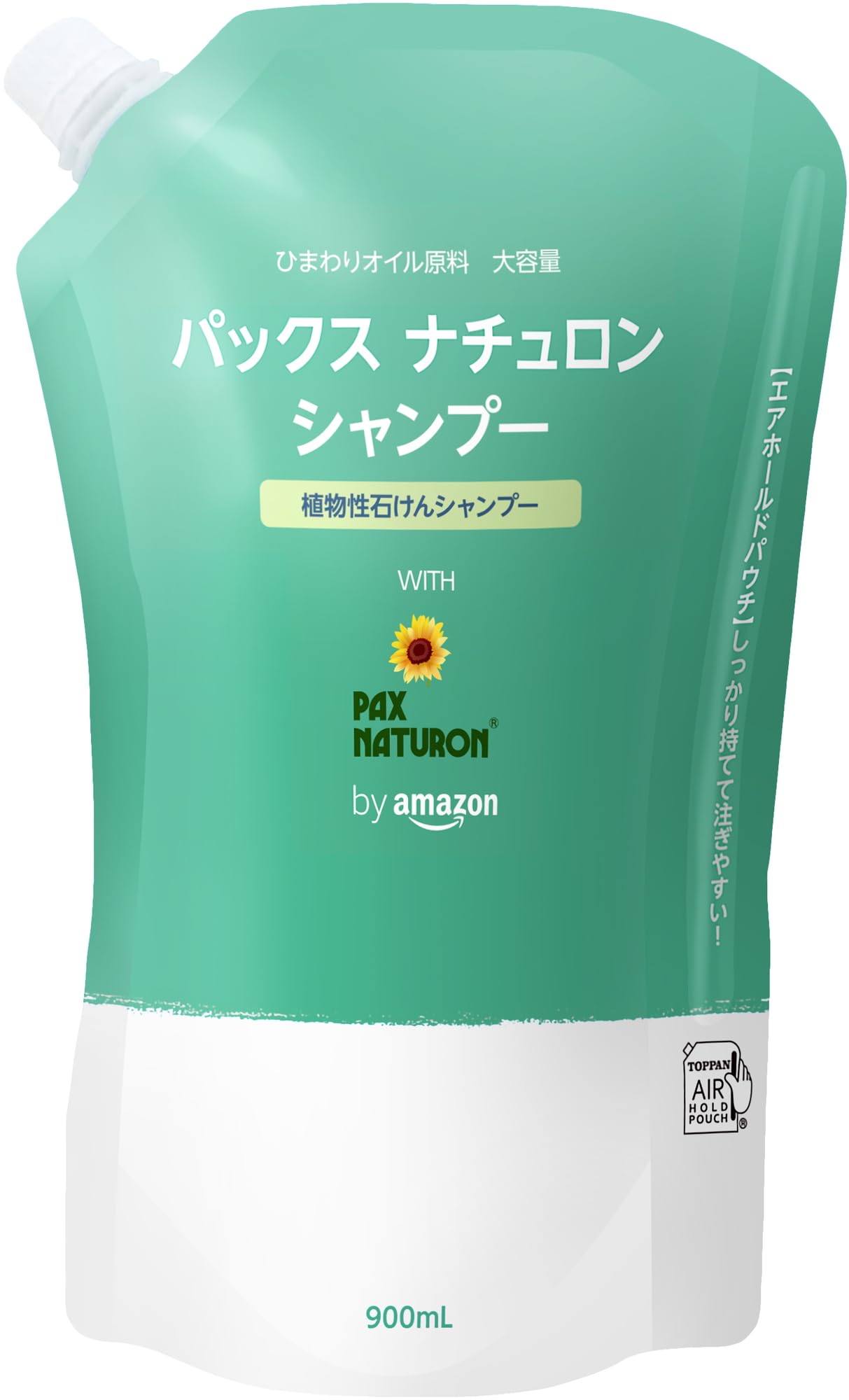by Amazon 大容量パックスナチュロン せっけんシャンプー 泡タイプ 詰替用 900ml (NATUXIA)商品画像