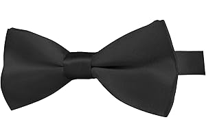 KOOLMOX Dog Bow Tie Black, Adjustable Bow Tie Dog Collar for Small Puppy Dogs Cats Pets Wedding Birthday Graduation Holiday H