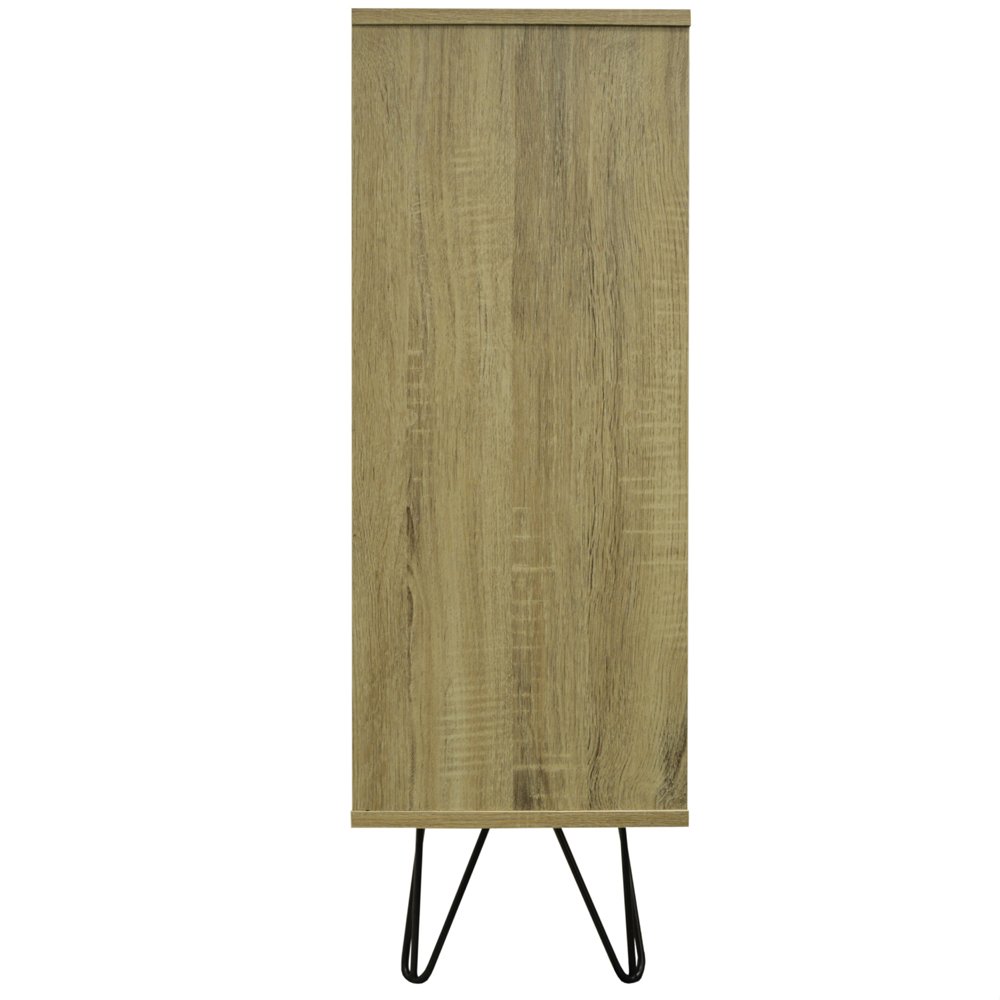 205 Cm Solid Wood Bedroom Cabinet With 2 Doors And 2 Drawers Casa