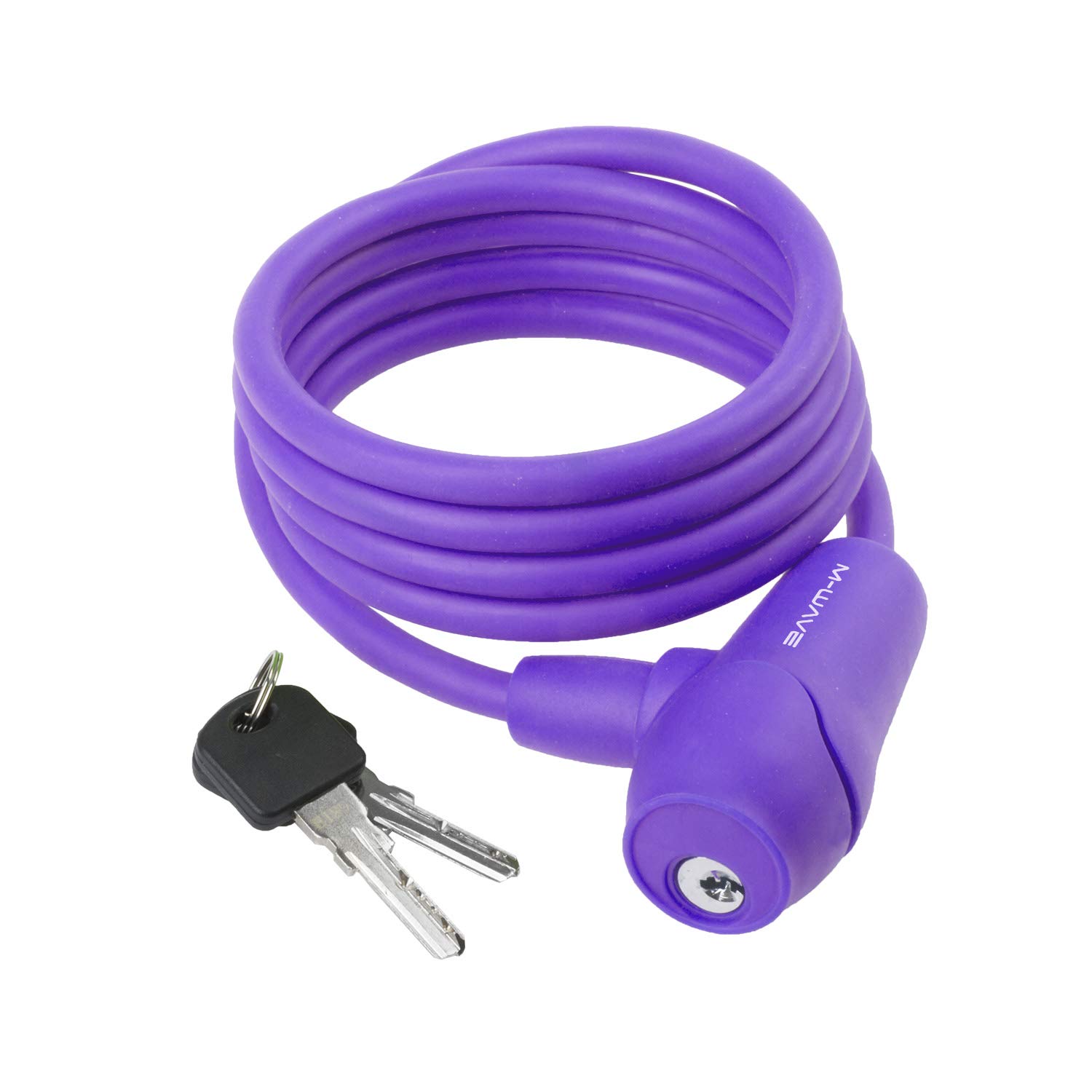 M-Wave Unisex Adult S 8.15 S Spiral Cable Lock - purple,