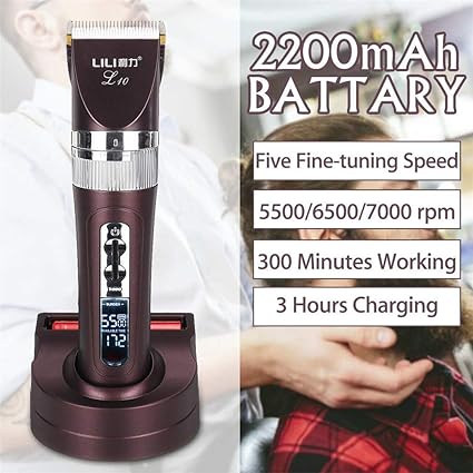 Amazon Com Lubanc Hair Clipper 100 240v Lcd Display