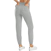 G4Free Jogger Scrubs for Women with Pockets Drawstrings Golf Athletic Pants Cinch Bottom Sweatpants Petite/Regular/Tall