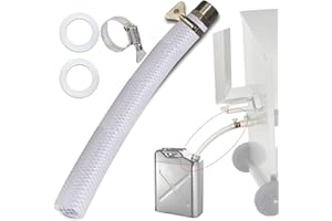 KATOEX Fryer Drain Extension Hose for Bayou Classic 700-602 Bayou, 15in Fryer Drain Hose for Bayou Classic 700-701, 700-725, 700-709, 700-704 (High Temperature Tube 15inch)