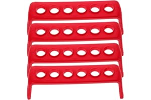 CATIEBYE Test Tube Rack 4-Piece Set Portable Test Tube Holder Stand for Laboratory and Educational Chemistry Experiments with